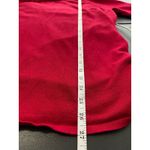 Pina Rossi Sweater Womens 1X Long Sleeve Ruched Sides Cowl Red Off On Shoulder Photo 6