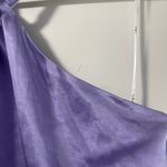Lulus Lulu’s Perfectly Sleek Lavender Satin Halter Slip Midi Dress Photo 6