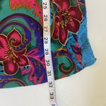 Victoria's Secret Victoria’s Secret Y2K Blue Purple Floral Nightie Size M Slip Gold Label Satin Photo 8