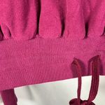 Sweaty Betty  Maroon Purple Drawstring Cowl Neck Cropped Pullover‎ Top M Italy Photo 12