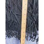 BAM FOREVER Black Suede Fringe Crossbody Bag Small Boho Festival Purse Photo 8