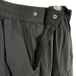 Solid Basics Black Elastic Waist Lightweight Windbreaker Athletic Pants Size XL Photo 3
