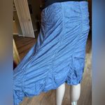 NWOT Surrealist MIDI Draped Stretching Skirt Blue Size S (1) Photo 3
