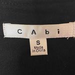 CAbi  Womens Black Asymmetrical Zip Up Snap Moto Pockets Cardigan Jacket Size‎ S Photo 2