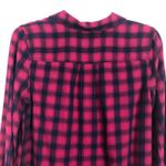 st. john's bay Long Sleeve Button Down Plaid Women's Shirt Siz Photo 5