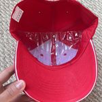 Women Adjustable Baseball Cap Red Photo 3