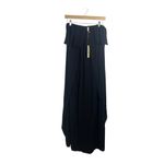 Elan NWT Strapless Maxi Ruffle Flowy Dress in Black Size L Photo 1