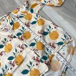 Trovata Quincy Blouse orange fruit womens Beige (small) peasant boho casual Photo 7