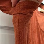 Maeve Gillian Cap Sleeve Tiered Burnt Orange Maxi Dress - Size Small Photo 9