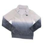 PINK - Victoria's Secret Pink Victoria Secret 1/4 Zip Ombre Pullover -‎ XS Photo 1