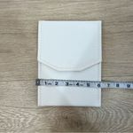 Unbranded White Faux Leather Jewelry Travel Organizer Case Photo 4