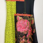 Volt Design Dahlia Dress Womens Size 2 M Black Floral Art To Wear Tank Canada Green Size M Photo 4