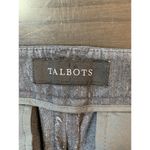 Talbots  High Waist Straight Pants Ankle Length Womens Size 6P Gray Career Church Photo 3