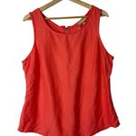 Boutique Appraisal Clothing Coral Lily Linen Sleeveless Top 1X Photo 0
