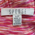 Spense Pink Sleeveless Maxi Dress Size Large Pink and Orange Space Dye Dress Photo 7