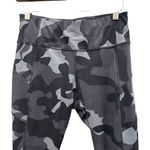 Athleta Lightning 7/8 tight gray black camo print pocket running leggings Photo 3
