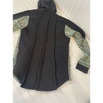 Focus Tribal Pattern Full Zip Hoodie Pocket Outdoor Loungewear Womens Size M Green Size M Photo 5