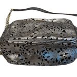Kate Spade Silver Metallic Floral Cut Out Crossbody Photo 12