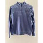 Vineyard Vines ‎ Sweater Womens Medium Blue Quarter Zip Set Preppy Cozy Nautical Photo 5