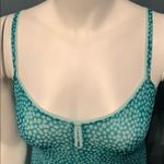 ON GOSSAMER Sheer Mesh Aqua Babydoll Nightgown MD Green Size M Photo 2