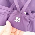 All In Motion Womens Fitness Active Crisscross Strappy Back Sports Bra XL Purple Photo 4