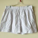 Gap NWOT  Small White 100% Cotton Embroidered Eyelet Mini Skirt Lined Gym Summer Photo 4
