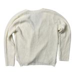 Lumiere Cream Chunky Cable Knit V Photo 3