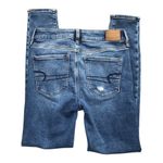 American Eagle  Distressed Blue Jeans Next Level Stretch Women's Size 4 Regular Photo 3
