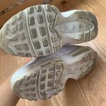 Nike Air Max 95 Triple White Sneakers Women’s Size 6.5 Kids 5Y Photo 4