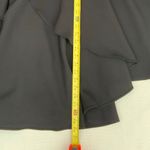 Shoshanna Black Ruffled Midi Dress size 12 Photo 6