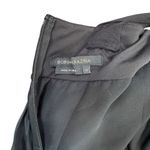 BCBGMAXAZRIA  Black Mini Dress 0 Grecian Draped Bubble Hem Empire Waist Y2K Photo 3