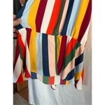 Buckle Willow & Root  Multicolored Striped Tie Waist Tank Top Woman’s Size Large Photo 7