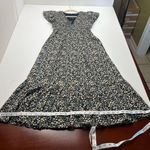 Rails  Clementine Smocked Black Floral Midi Dress Women Size Small Cap Sleeve NEW Photo 10