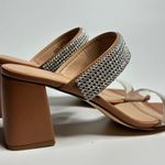 Chinese Laundry Yas Rhinestone Heeled Sandal in Sunkiss Nude Photo 3