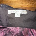 Kay Unger NWT  Alana Sheath Jacquard Floral Midi Dress Sz 6/Black Cherise Photo 4