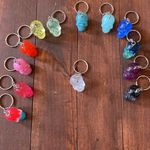 Handmade Resin Clear Bubble Skull 3” Keychain Gothic Backpack Bag Charm NEW White Photo 8