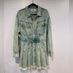 We The Free Free People chain of command denim‎ mini dress Photo 1