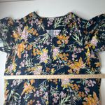 Avenue Floral Midi Dress Size 30/32 Multicolor Boho Flowy Vacation Tropical Photo 8