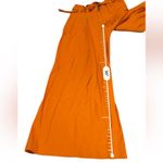 Eudon Choi Belted Wide Leg Pants Bright Orange Linen‎ Blend High Rise Women’s 2 Photo 15