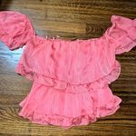 These Three Boutique Do + Be  Off-shoulder Pink Top Photo 0