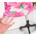 City Triangles Pink Floral Halter Dress Rockabilly 50s Pinup Belted Retro Size 5 Photo 9