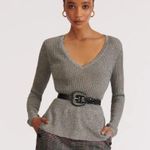 Veronica Beard ππ Esmerelda V-neck Pullover Grey Photo 0