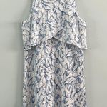 Tory Burch Kaley White Ellora Pima Cotton Popover Faux Layered Mini Dress Photo 2