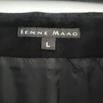 Jenne Maag Black Suede Lined Zipper Pencil Skirt Size L Size L Photo 3
