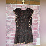 IRO  Jicka Ruffled Printed Silk Crepe Mini Dress size 40/8 Photo 4