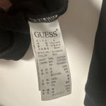 Guess Sweatshirt Womens Small Black Pullover Crewneck Sweater Center Logo Top Photo 3