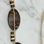 Coconut Shell Beaded Tie Belt Boho Natural Brown Medium (M) ✨ Photo 10