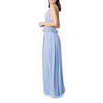 Dress the Population Athena Halter Neck Gown in Periwinkle Size Small Photo 11