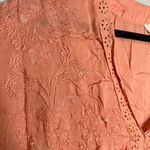Free People  coral embroidered bodysuit Photo 1