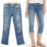 Mother The Rascal Cuff Jeans Size 25 in Adios To My Old Life Medium Wash Crop Blue Photo 1